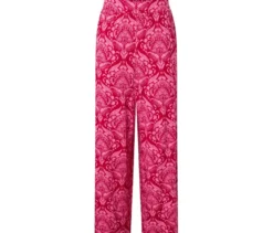 Palazzohose, pinkfarbener Alloverprint