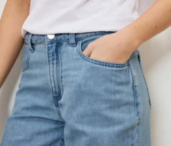 Palazzo Jeans – Fit »Neni«, light blue