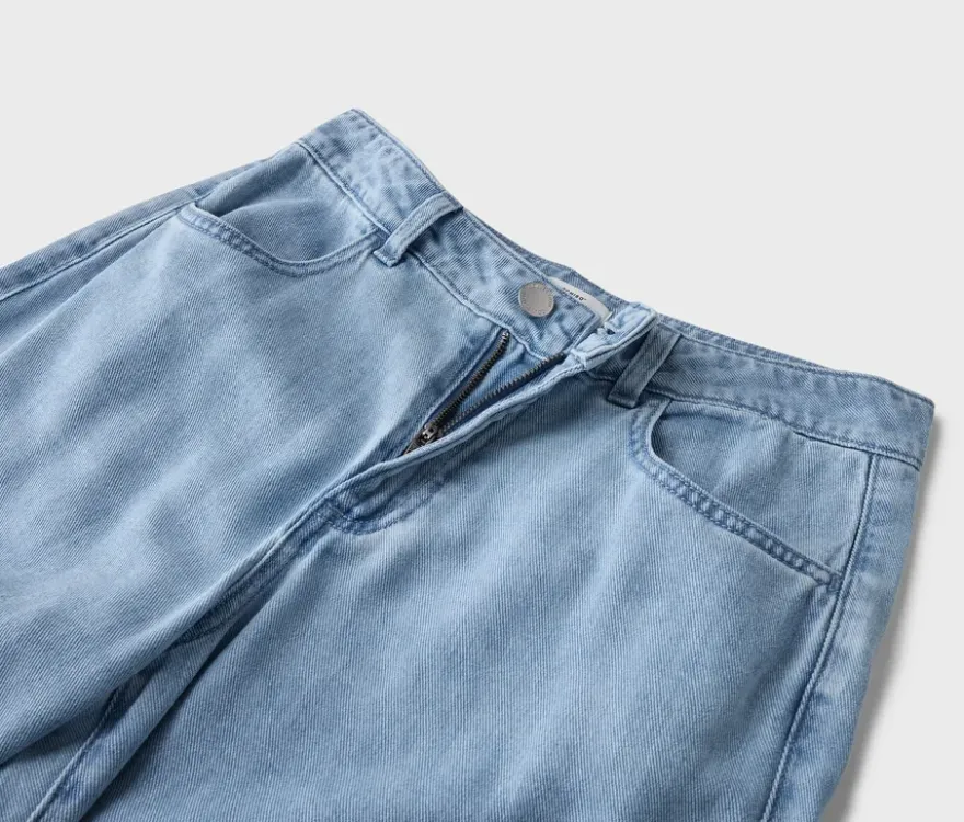 Palazzo Jeans – Fit »Neni«, light blue