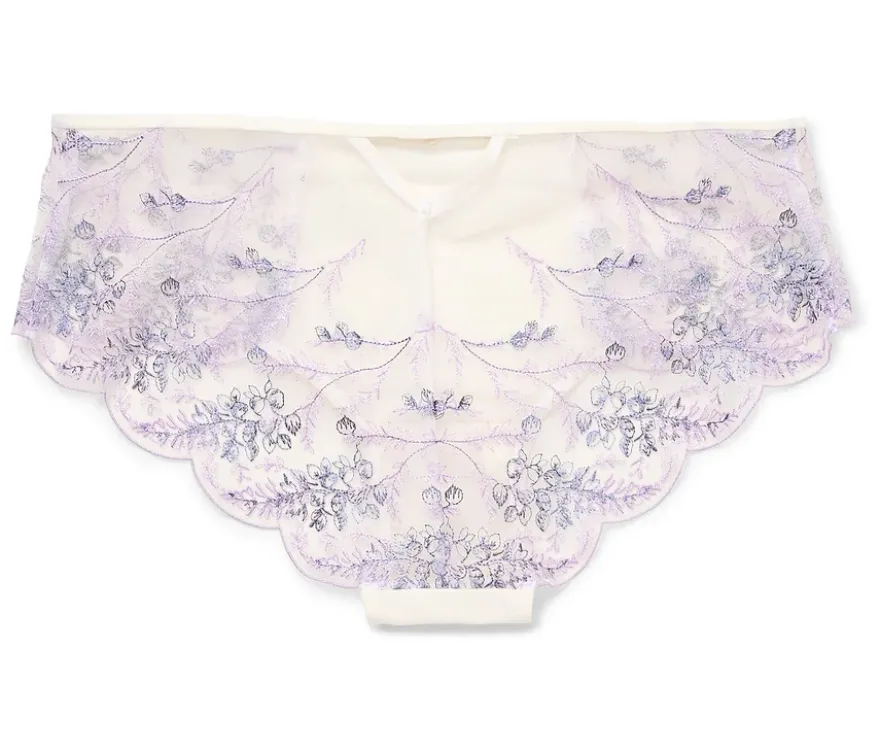 Panty mit Stickerei, creme