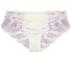 Panty mit Stickerei, creme