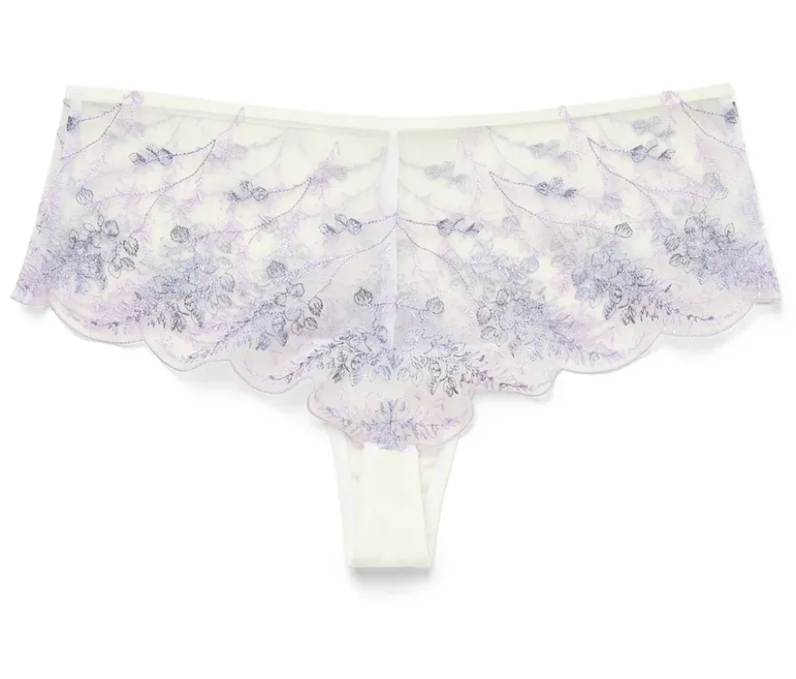 Panty mit Stickerei, creme