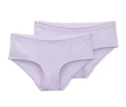 2 Pantys, fliederfarben