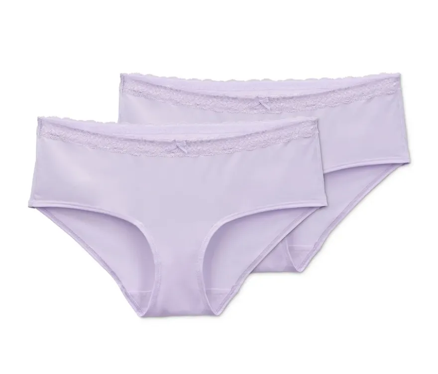 2 Pantys, fliederfarben