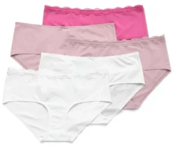 5 Pantys, mehrfarbig