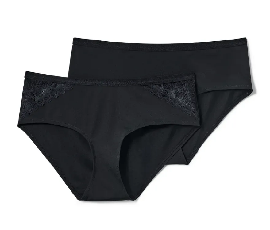 2 Pantys, schwarz