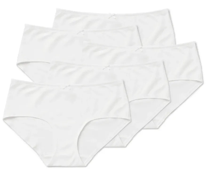 5 Pantys, weiß