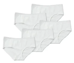 5 Pantys, weiß