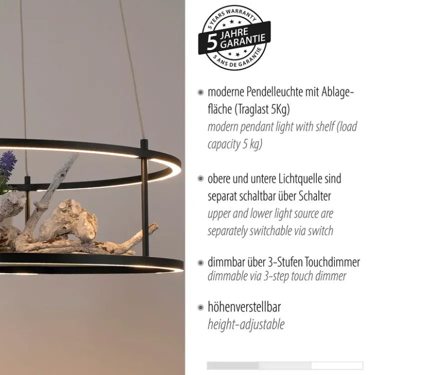 Paul Neuhaus LED-Pendelleuchte »CONNI«