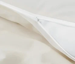 Perkal-Bettwäsche, Normalgröße, offwhite