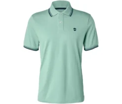 Piqué-Poloshirt, aqua