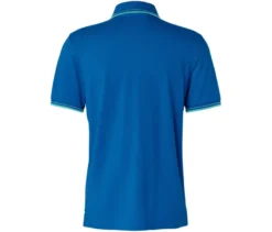 Piqué-Poloshirt, blau