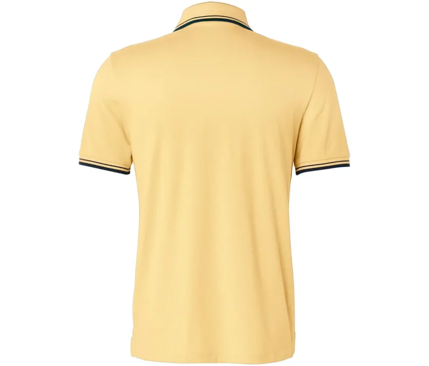 Piqué-Poloshirt, gelb