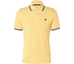 Piqué-Poloshirt, gelb