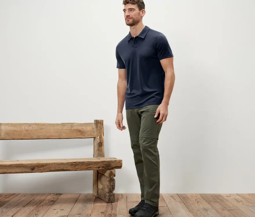 Poloshirt, blau