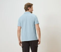Poloshirt, hellblau
