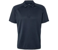 Poloshirt mit Merinowolle, navy