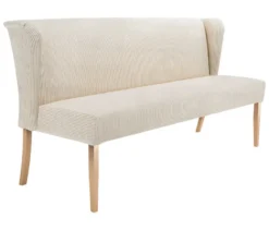 Polsterbank »Hendrick«, Cordstoff creme