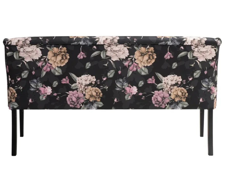 Polsterbank »Hendrick«, floral anthrazit