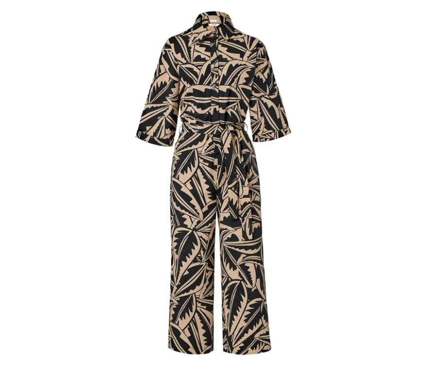 Popeline-Overall, Alloverprint