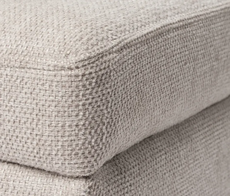 Pouf mit Rollen und Tablett