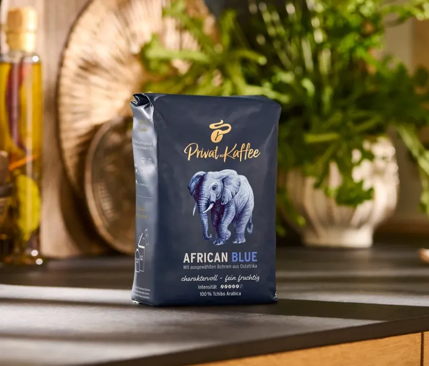 Privat Kaffee African Blue - 500 g Ganze Bohne