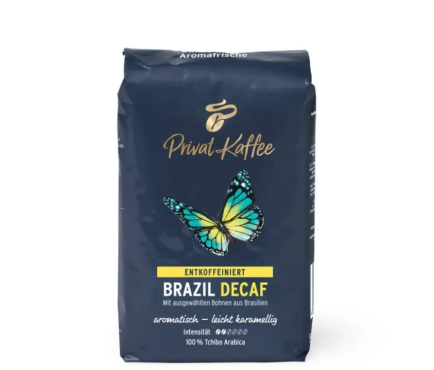 Privat Kaffee Brazil Decaf - 500 g Ganze Bohne