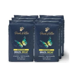 Privat Kaffee Brazil Decaf - 6 x 500 g Ganze Bohne