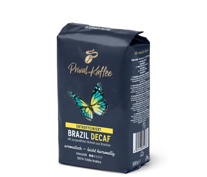Privat Kaffee Brazil Decaf - 6 x 500 g Ganze Bohne