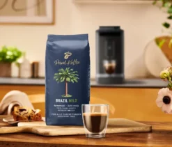 Privat Kaffee Brazil Mild - 8 x 1 kg Ganze Bohne