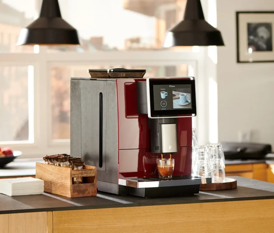 Profi-Kaffeevollautomat »Tchibo Office« inkl. Wasserfilter, rot