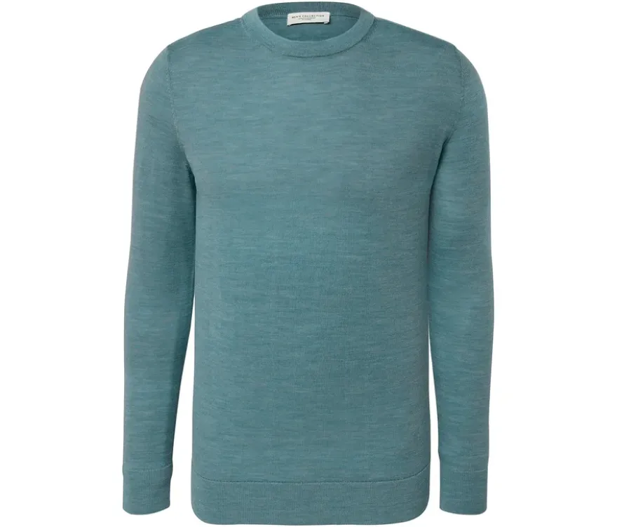 Pullover, hellblau meliert