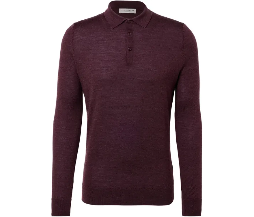 Pullover mit Polokragen