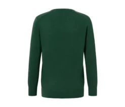 Pullover mit V-Ausschnitt, dunkelgrün