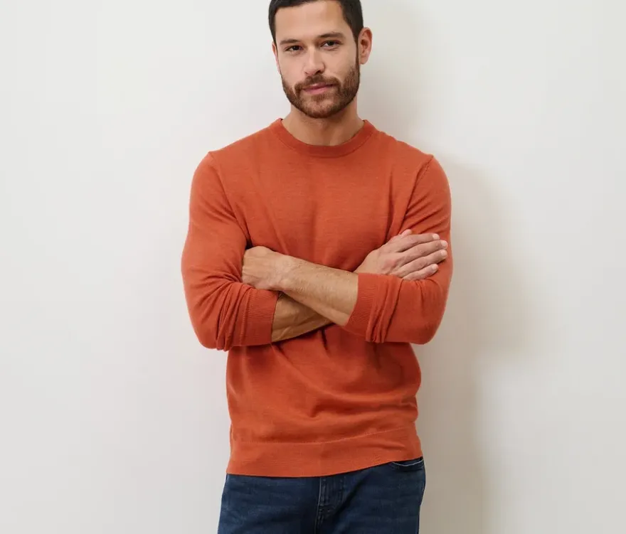 Pullover, orange