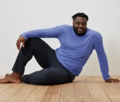 Pyjama, blau-dunkelblau