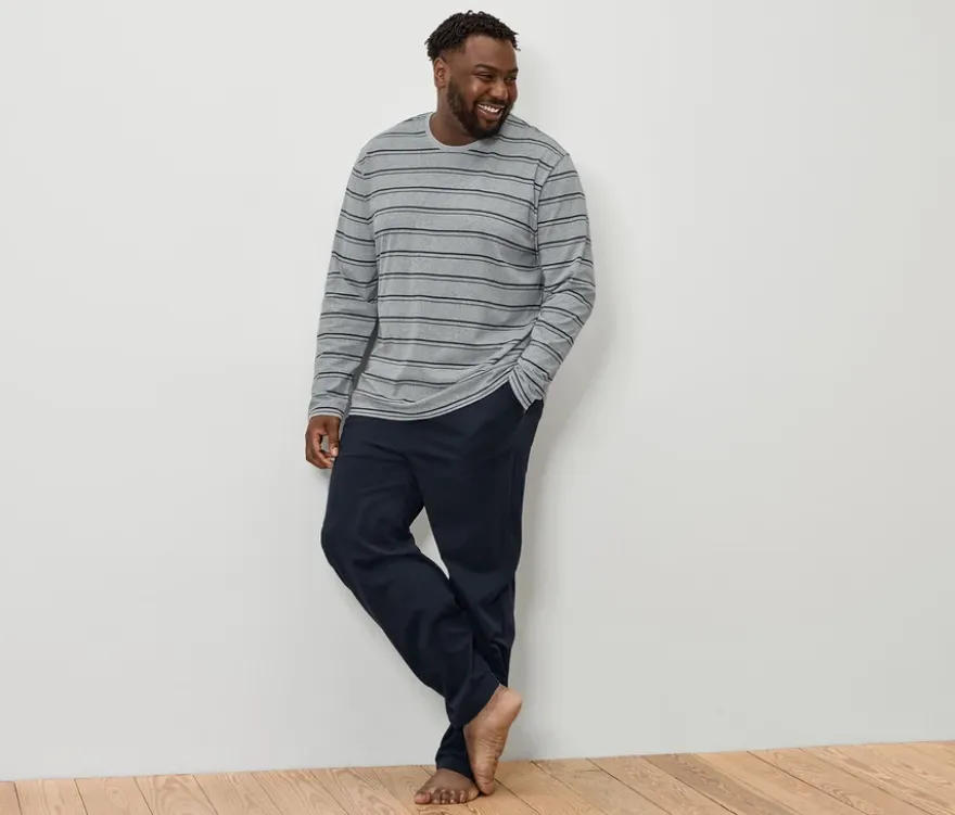 Pyjama, gestreift
