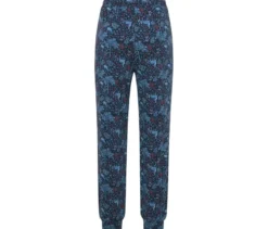 Pyjamahose, blau mit Alloverprint