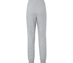 Pyjamahose, grau-weiß gestreift