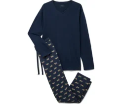 Pyjama-Set, Alloverprint