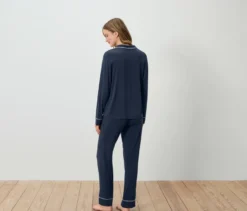Pyjama-Set, dunkelblau