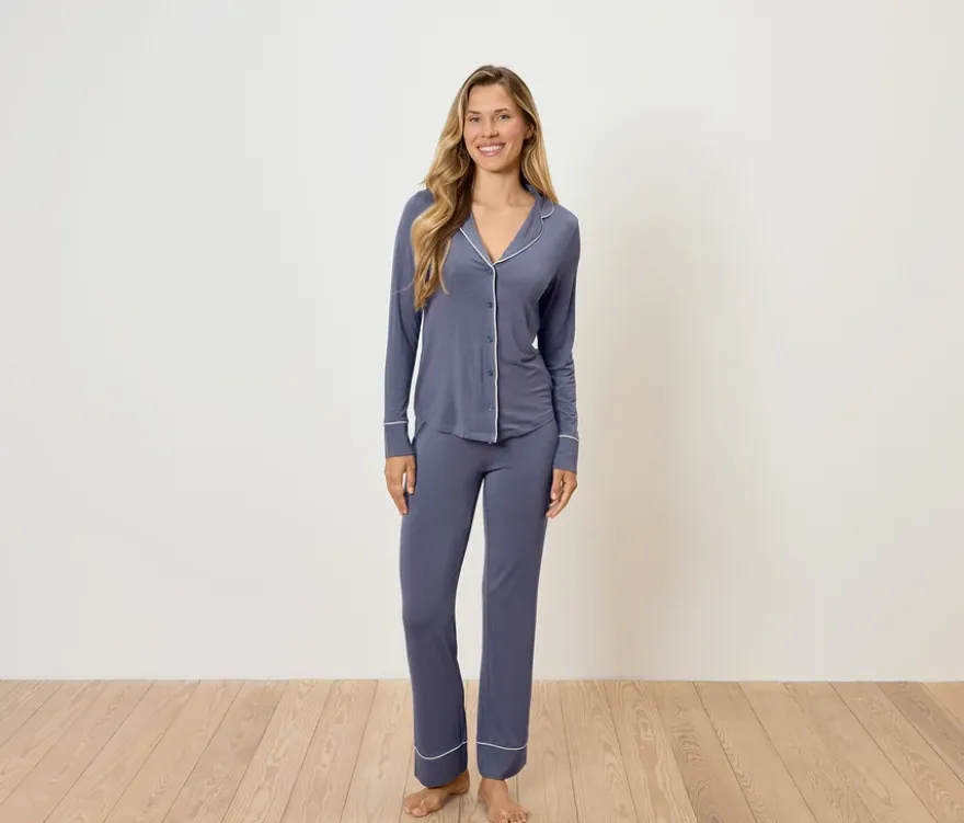Pyjama-Set, rauchblau