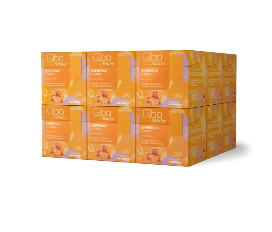 Qbo Flavoured Espresso Caramel - 144 Kapseln