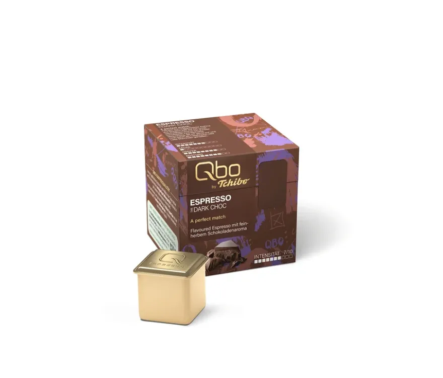 Qbo Flavoured Espresso Dark Choc - 144 Kapseln