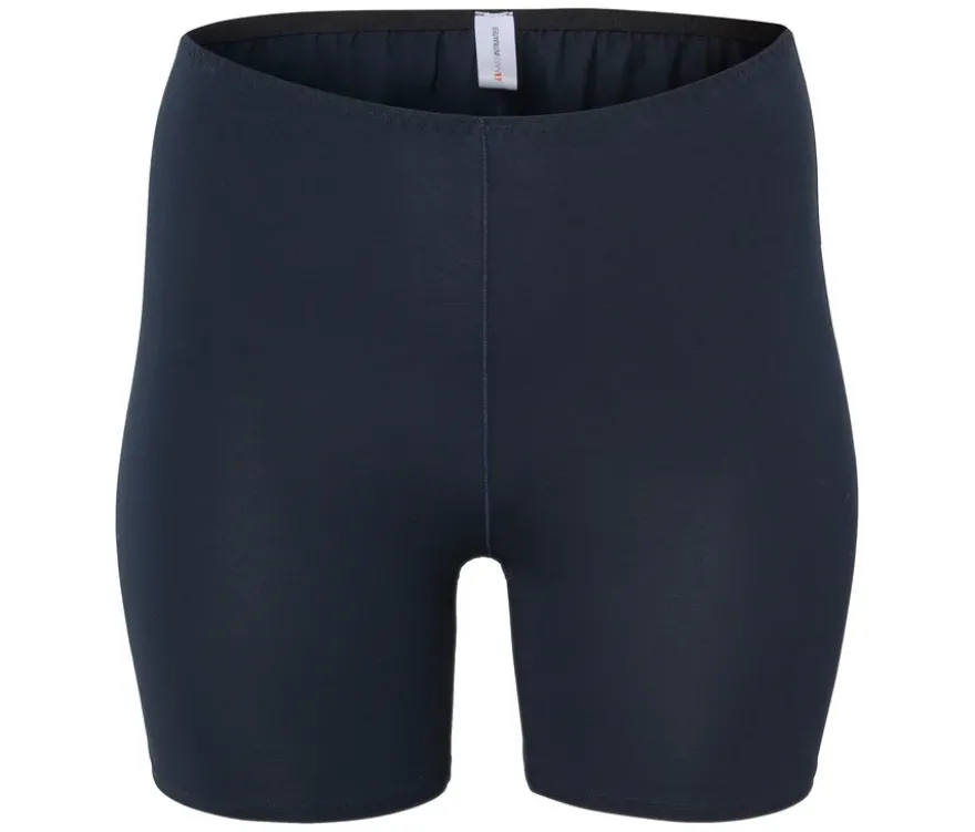 2 Radler-Shorts, weiß und dunkelblau
