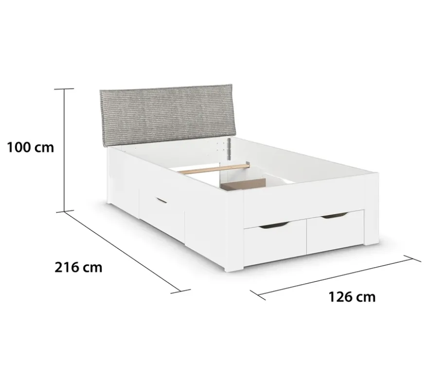rauch Bett »Aditio Beds«, 120 cm mit Polsterkopfteil