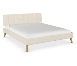 rauch Bett »Mavi-Extra« mit Polsterkopfteil, 180 cm Liegefläche, beige/champagner