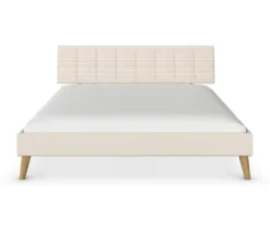 rauch Bett »Mavi-Extra« mit Polsterkopfteil, 180 cm Liegefläche, beige/champagner