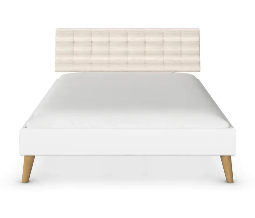 rauch Bett »Mavi-Extra« mit Polsterkopfteil, 140 cm Liegefläche, weiß