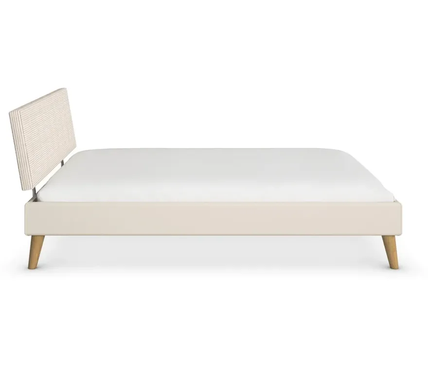 rauch Bett »Mavi-Extra« mit Polsterkopfteil, 140 cm Liegefläche, beige/champagner